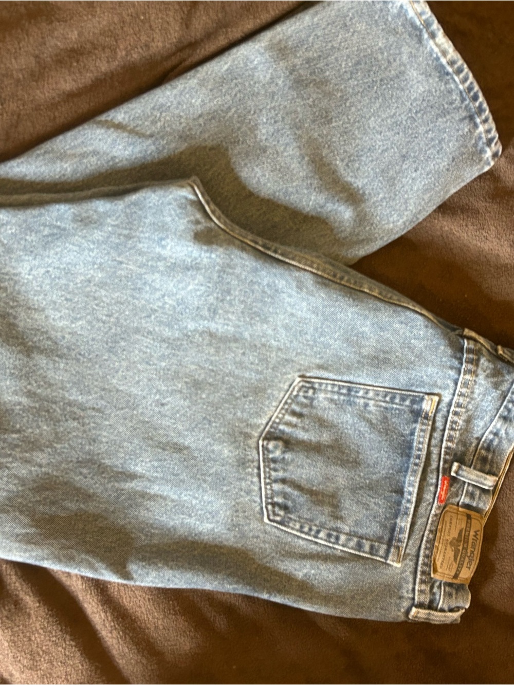 Wrangler Light Blue Denim Jacket Button Detail 40x36